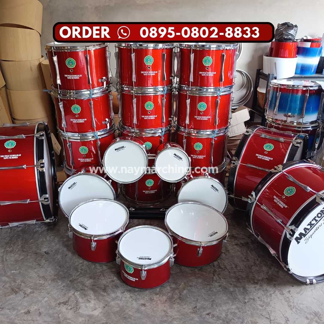 Alat Drumband Sma Kualitas Terbaik Warna Merah