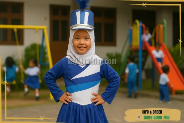 Baju Drumband Anak Tk di Jawa Tengah Kebumen Padureso Desa Pejengkolan