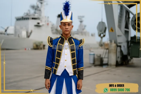 Baju Drumband Angkatan Laut di Jawa Tengah Kebumen Gombong Desa Gombong