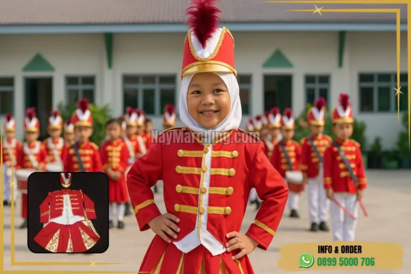 Seragam Drumband Anak Tk Perempuan di Jawa Tengah Klaten Manisrenggo Desa Sapen