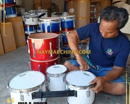 Pengrajin Drumband Murah di Kalimantan Tengah Barito Timur Karusen Janang Desa Kandris